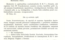 Thông tin từ Hiệp Hội Kinh Mân Côi của Tỉnh Dòng Đa Minh Việt Nam