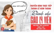 Truyền hình trực tiếp Thánh Lễ Năm Thánh của Giáo lý viên (Chúa Nhật 28/9)