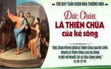 Thứ Bảy 22/11/2025 – Thứ Bảy tuần 33 thường niên – Thánh Cêcilia, trinh nữ, tử đạo - Lễ nhớ
