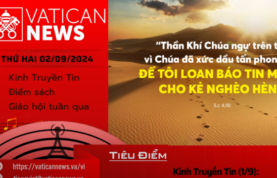 Radio thứ Hai 02/09/2024 - Vatican News Tiếng Việt