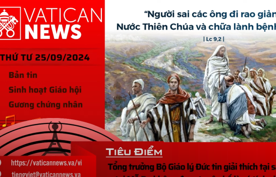 Radio thứ Tư 25/09/2024 - Vatican News Tiếng Việt