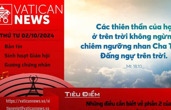 Radio thứ Tư 02/10/2024 - Vatican News Tiếng Việt