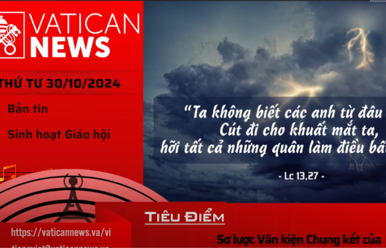 Radio thứ Tư 30/10/2024