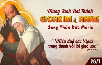 Thứ sáu 26/07/2024 – Thứ Sáu tuần 16 thường niên – Thánh Gioakim và thánh Anna - Lễ nhớ