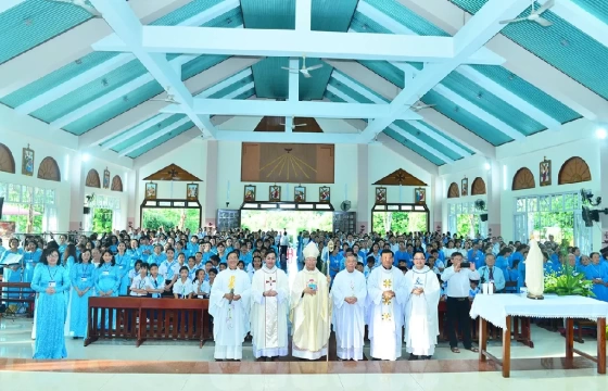 Hiệp hội Kinh Mân Côi giáo phận Nha Trang mừng lễ bổn mạng 2024