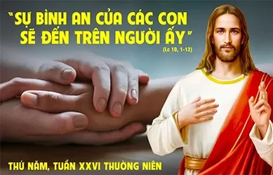 Thứ năm 03/10/2024 – Thứ Năm đầu tháng, tuần 26 thường niên