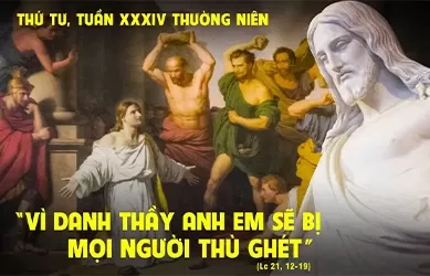 Thứ tư 27/11/2024 – Thứ Tư tuần 34 thường niên