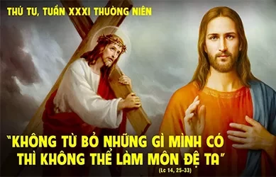 Thứ tư 06/11/2024 – Thứ Tư tuần 31 thường niên