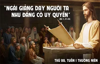 Thứ ba 14/01/2025 – Thứ Ba tuần 1 thường niên