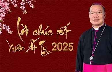 Đức Tổng Giám mục Giuse Vũ Văn Thiên chúc tết tới toàn thể cộng đoàn dân Chúa Tổng GIáo Phận Hà Nội - Xuân Ất Tỵ 2025