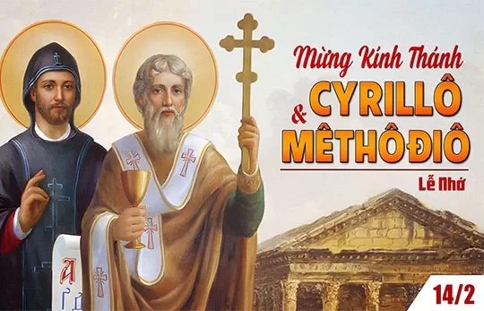 Thứ sáu 14/02/2025 – Thứ Sáu tuần 5 thường niên – Thánh Syrilô, đan sĩ và thánh Mêtôđiô, giám mục - Lễ nhớ