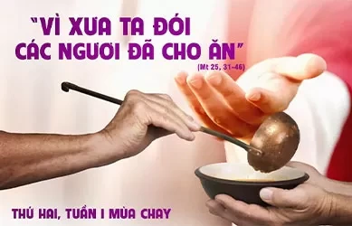 Thứ hai 10/03/2025 - Thứ Hai tuần 1 Mùa Chay