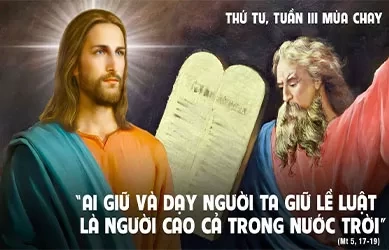 Thứ tư 26/03/2025 – Thứ Tư tuần 3 Mùa Chay