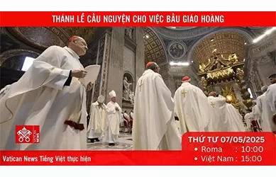 Trực tiếp Thánh lễ cầu nguyện cho việc Bầu Giáo Hoàng