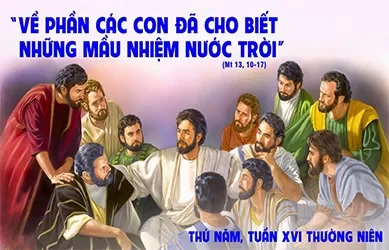 Thứ Năm 24/07/2025 – Thứ Năm tuần 16 thường niên