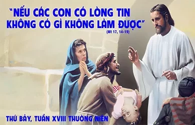 Thứ Bảy 09/08/2025 – Thứ Bảy tuần 18 thường niên
