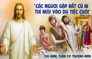 Thứ Năm 21/08/2025 – Thứ Năm tuần 20 thường niên – Thánh Piô 10, giáo hoàng - Lễ nhớ