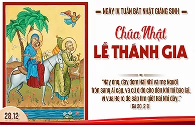 Chúa Nhật 28/12/2025 – CHÚA NHẬT THÁNH GIA THẤT năm A