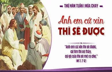Thứ Năm 26/02/20246 &ndash; Thứ Năm tuần 1 M&ugrave;a Chay