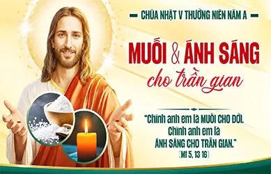 Chúa Nhật 08/02/2026 – CHÚA NHẬT 5 THƯỜNG NIÊN năm A