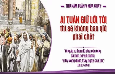 Thứ Năm 26/03/2026 – Thứ Năm tuần 5 Mùa Chay