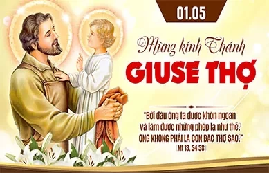 Thứ Sáu 01/05/2026 – Thứ Sáu đầu tháng tuần 4 Phục Sinh - MỪNG KÍNH THÁNH GIUSE THỢ