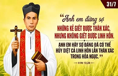 Thứ Sáu 31/07/2026 – Thứ Sáu tuần 17 thường niên – Thánh I-nha-xi-ô Lôi-ô-la, linh mục. Lễ nhớ  -- Thánh Phêrô Đoàn Công Quí và thánh Emmanuen Lê Văn Phụng