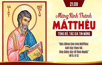 Thứ Hai 21/09/2026 – THÁNH MÁTTHÊU TÔNG ĐỒ, TÁC GIẢ SÁCH TIN MỪNG - Lễ kính