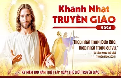 Ch&uacute;a Nhật 18/10/2026 &ndash; Ch&uacute;a Nhật tuần 29 thường ni&ecirc;n năm A &ndash; KH&Aacute;NH NHẬT TRUYỀN GI&Aacute;O